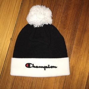 black champion hat